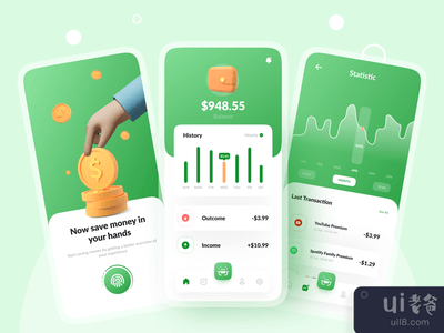 个人金融 - UI Mobile(Personal Financial ? - UI Mobile)
