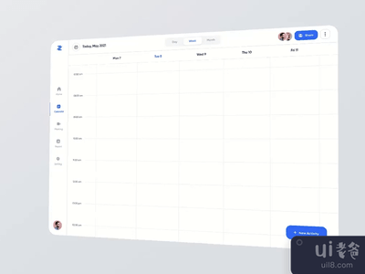 零点日历 - 微观互动(Zeros Calendar - Micro Interaction)
