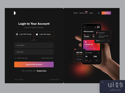 登录界面(Login UI)