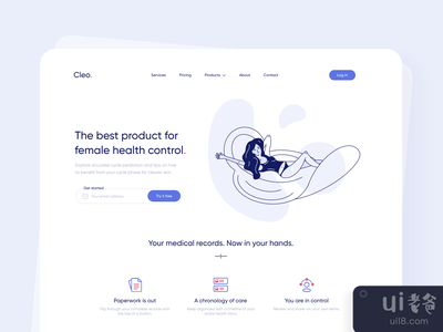 月经追踪器网站(Period Tracker Website)