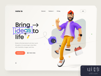 Note.io - 英雄头像(Note.io – Hero Header)