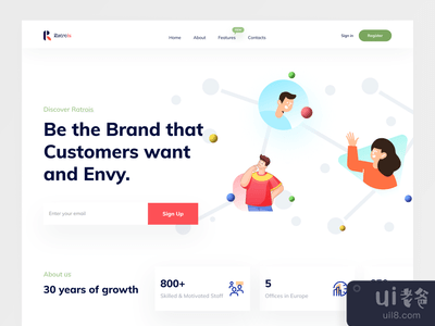 机构网站设计(Agency Website design)