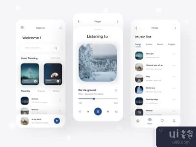 音乐播放器移动应用程序(Music player mobile app)