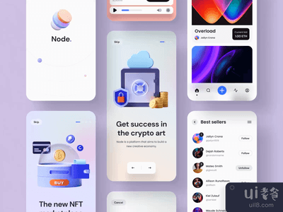 Node - Crypto NFT iOS UI Kit #4(Node – Crypto NFT iOS UI Kit #4)