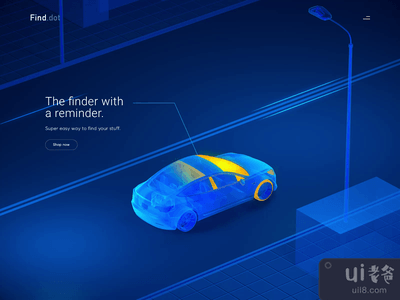 Find.dot - 带有3D模型的动画(Find.dot - Animation with 3D Model)