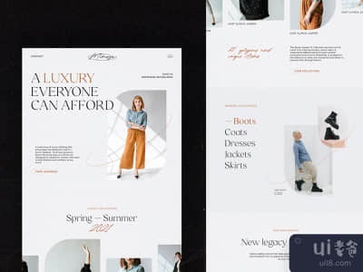 时尚品牌电商网站(Fashion Brand Ecommerce Website)