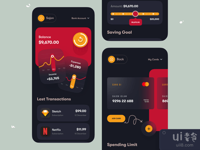 银行钱包应用程序(Banking Wallet App)