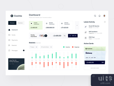 Cooinks - 保险管理仪表板(? Cooinks - Insurance Management Dashboard)