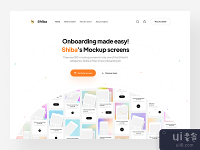 免费 - Shiba - 入职UI工具包(FREE | Shiba — Onboarding UI Kit)