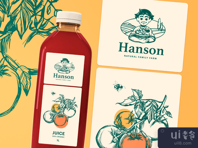 家庭农场标志设计(Family Farm Logo Design)