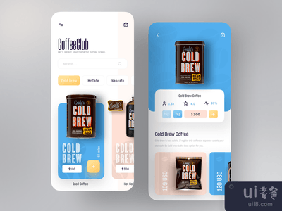 咖啡俱乐部应用程序(Coffee Club App)