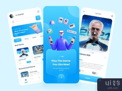 游戏商店 - 移动应用程序(Game Store - Mobile App)