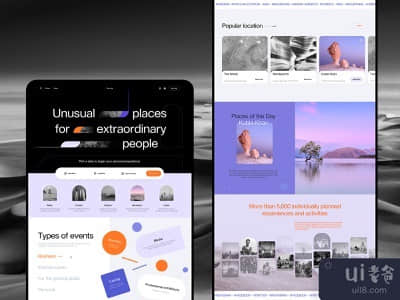 预订服务网页设计(Booking Service Web Design)