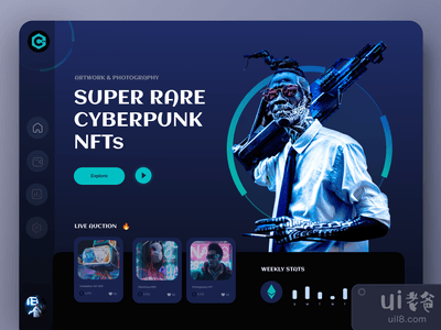 赛博朋克NFT市场(Cyberpunk NFT Marketplace)