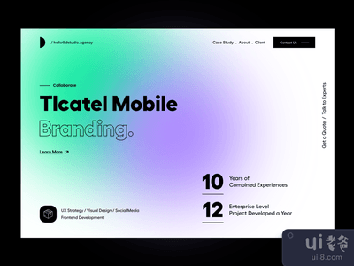 着陆页眉(Landing Header)