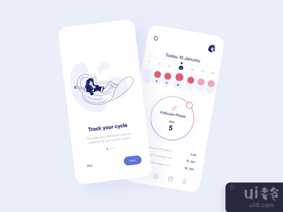 月经追踪器应用程序(Period Tracker App)