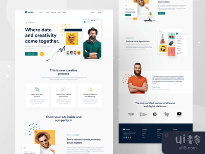 营销机构登陆页(Marketing Agency Landing page)