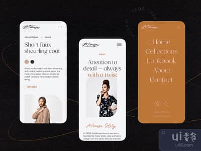 时尚品牌移动网站(Fashion Brand Mobile Website)