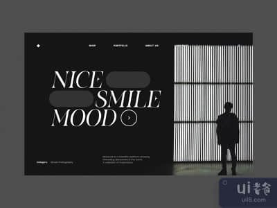 微笑_心情 - 网站概念(Smile_Mood - Website concept)
