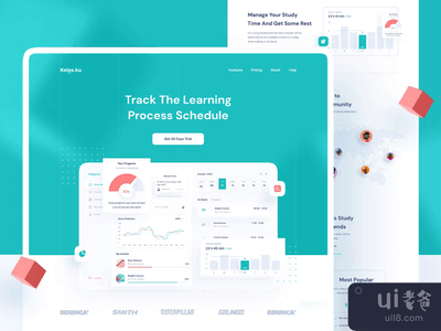 Kelas.ku登陆页面(Kelas.ku Landing Page)