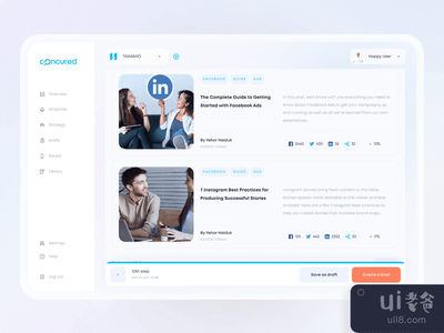 人工智能网络仪表板｜已签约(AI Web Dashboard | Concured)