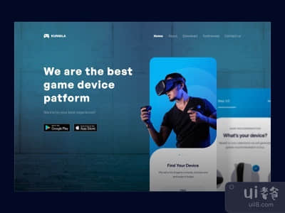 游戏机登陆页面 ?(Game consoles landing page ?)