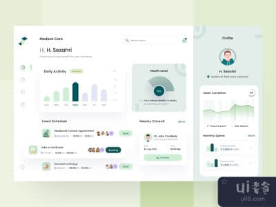 健康控制仪表板(Health Control Dashboard)