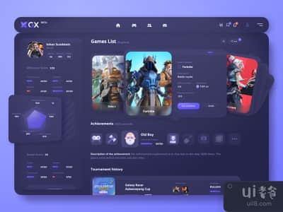 游戏设计简介页(Game design Profile page)