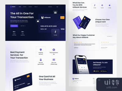 Ultibank - 数字银行登陆页面(Ultibank - Digital Banking Landing Page)