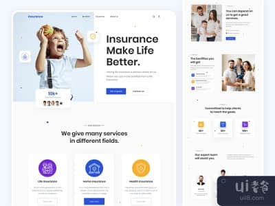 保险机构网站设计(Insurance Agency Website design)