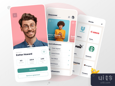 影响者移动应用程序(Influencers Mobile App)