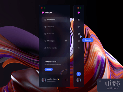 金融侧边栏导航(Finance Sidebar Navigation)