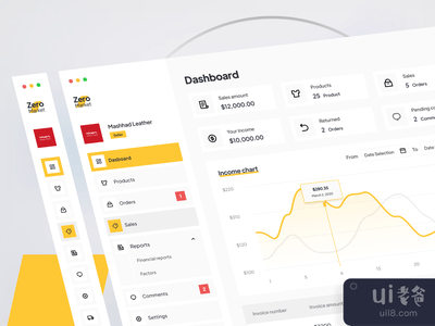 ZeroMarket电子商务市场仪表板和404(ZeroMarket Ecommerce Marketplace Dashboard & 404)