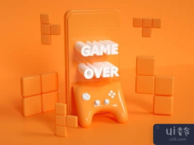 TETRIS三维插图(TETRIS 3D Illustration)