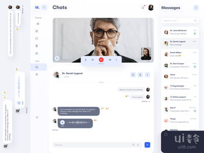 心理健康应用。聊天(Mental health application. Chats)