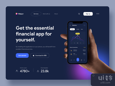 金融英雄头像(Finance Hero Header)