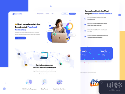 Gawedata :测量师登陆页(Gawedata : Surveyors Landing Page)