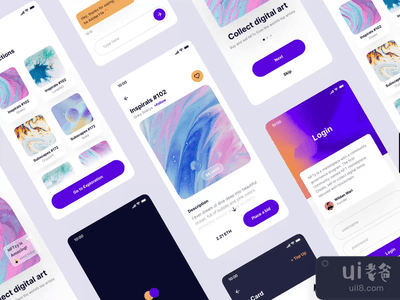 NFTzy, NFT Marketplace UI Kit (里面有790多个组件！)(NFTzy, NFT Marketplace UI Kit (790+ components inside!))