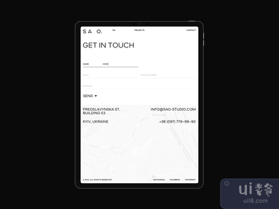 SAO.- 网站设计(SAO. — Website Design)