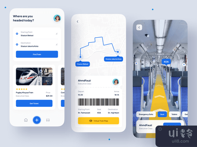 AR火车票 - 移动应用程序?(AR Train Ticket - Mobile App?)