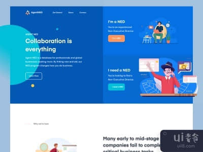 AgentNED英雄部分 ???(AgentNED hero section ??‍?)