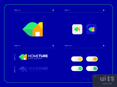 Hometure - 标志构成(Hometure - Logo Composition)
