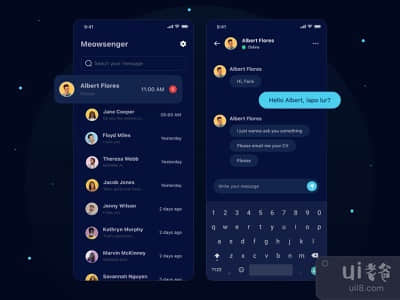 Meowsenger - 一个消息传递应用程序?(Meowsenger - a messaging app ?)