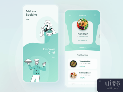 私人厨师和食品预订应用程序(Private Chef and Food Booking App)