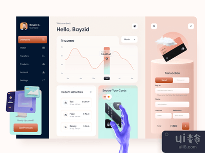 数字银行仪表板(Digital Banking Dashboard)