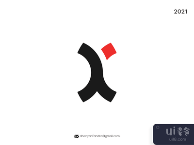 标志XK现代和简单(LOGO XK MODERN AND SIMPLE)