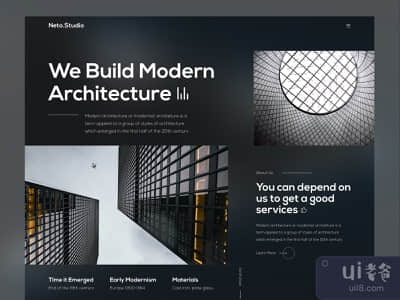 房地产公司网站概念(Real-estate Company Website Concept)