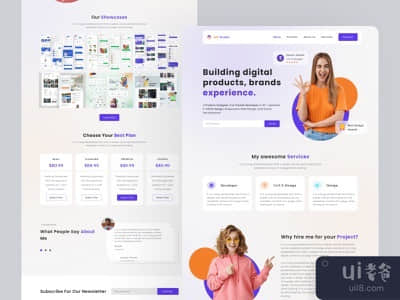 自由职业者组合网站(Freelancer Portfolio Website)