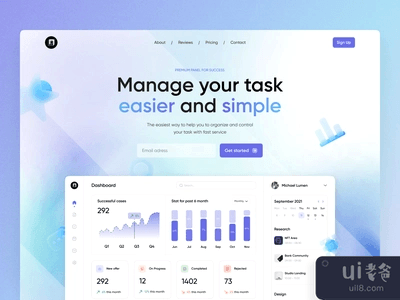 分析仪表板登陆页(Analytic dashboard landing page)