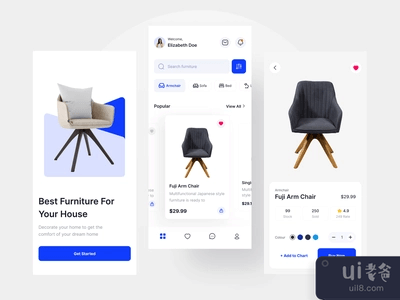 家具店移动应用程序(Furniture Store Mobile App)